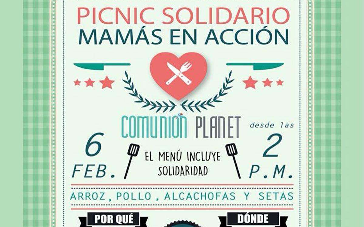 Picnic solidario en el Mercado de Tapinería