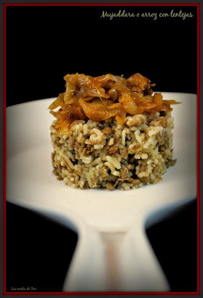 Mujaddara o arroz con lentejas tererecetas 02