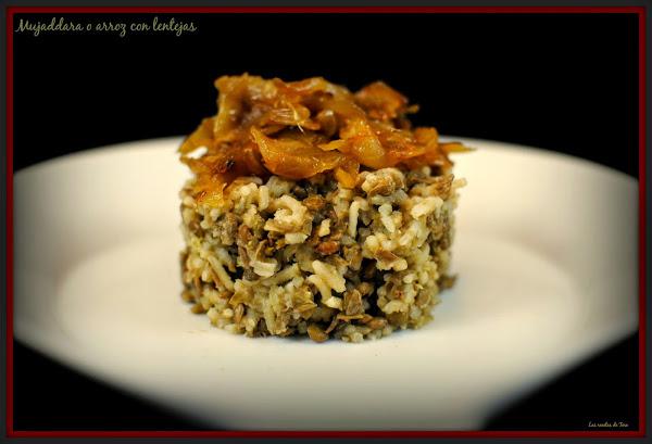 Mujaddara o arroz con lentejas tererecetas 03