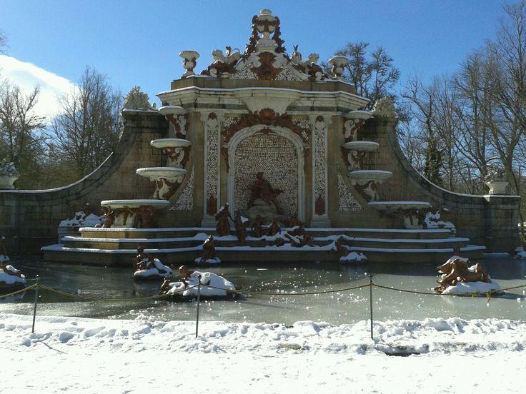 los baños de diana fuente jardines de la granja
