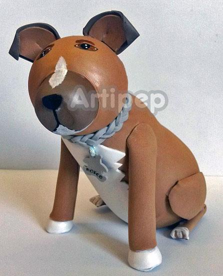 fofucho perro de goma eva