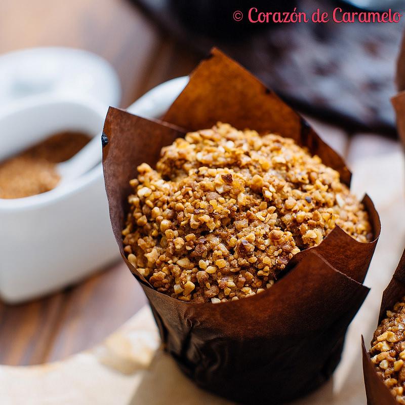 Muffins de plátano con harina integral