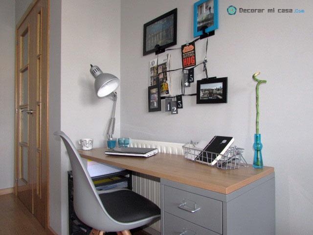 Silla en escritorio low cost