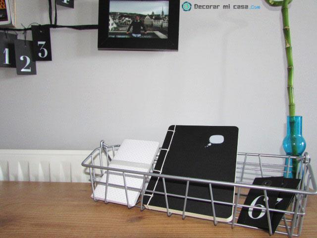 Almacenaje en escritorio