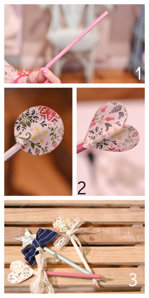 Lápices con toppers para regalar en celebraciones