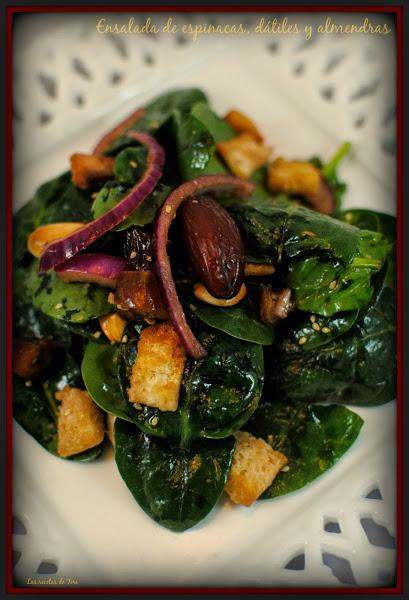 ensalada de espinacas dátiles y almendras tererecetas 05