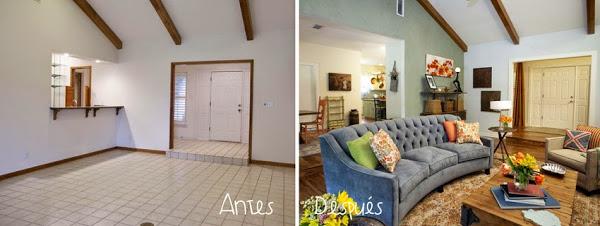 Decorar salones: antes y después3