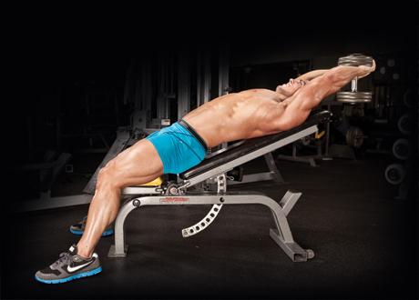 pullover con mancuerna