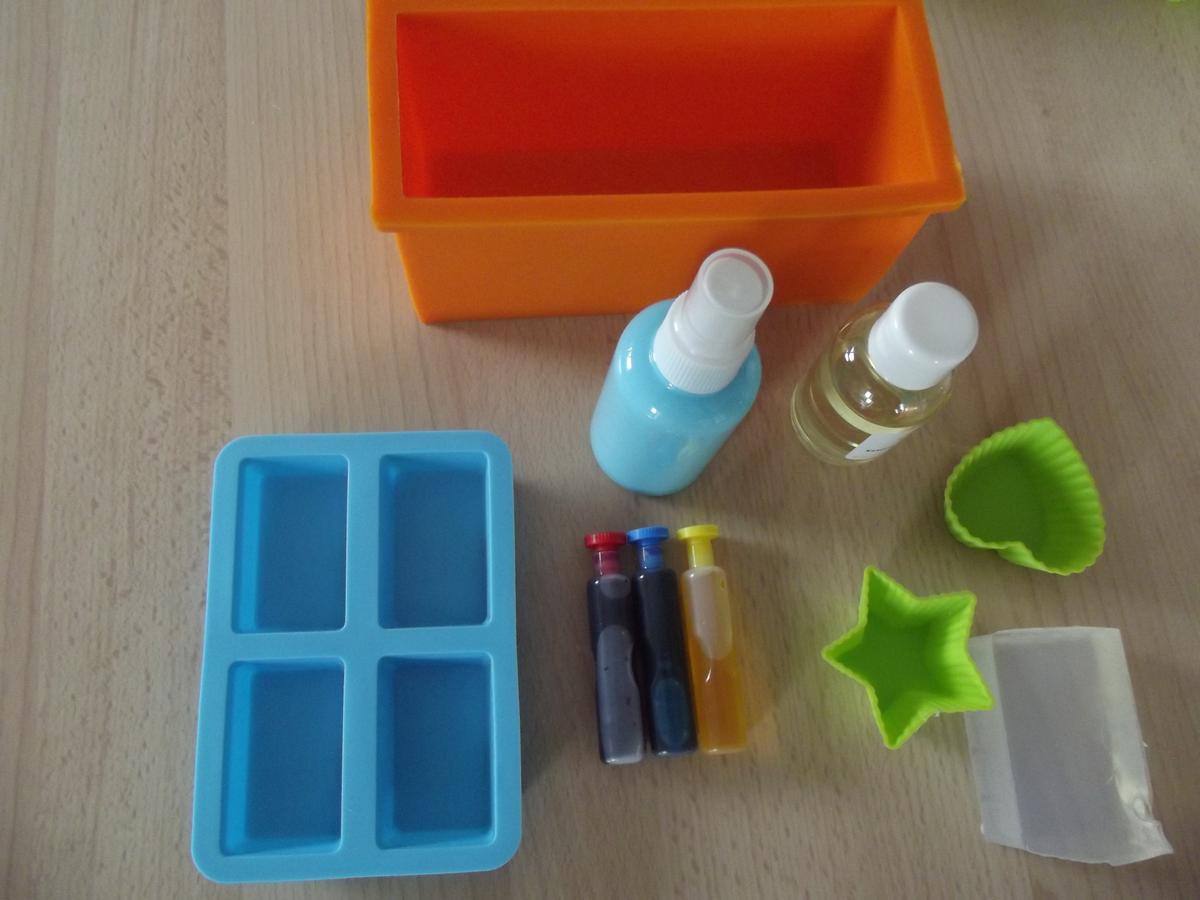 Materiales para preparar jabón de glicerina