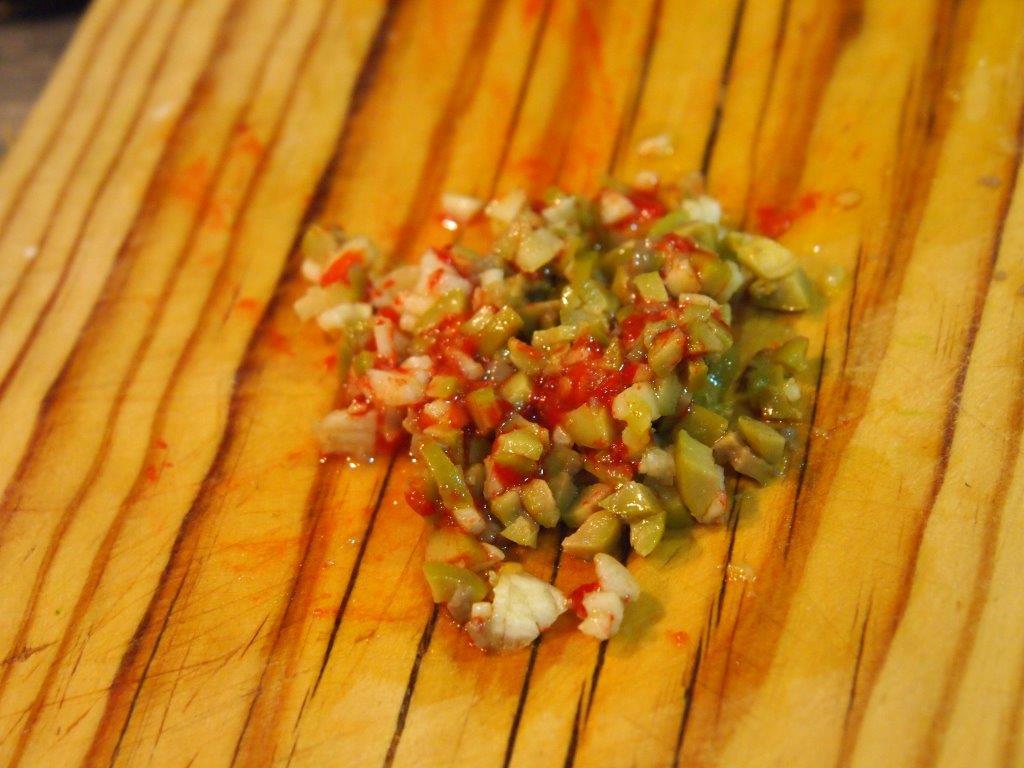 picadillo Calabacín aliñado