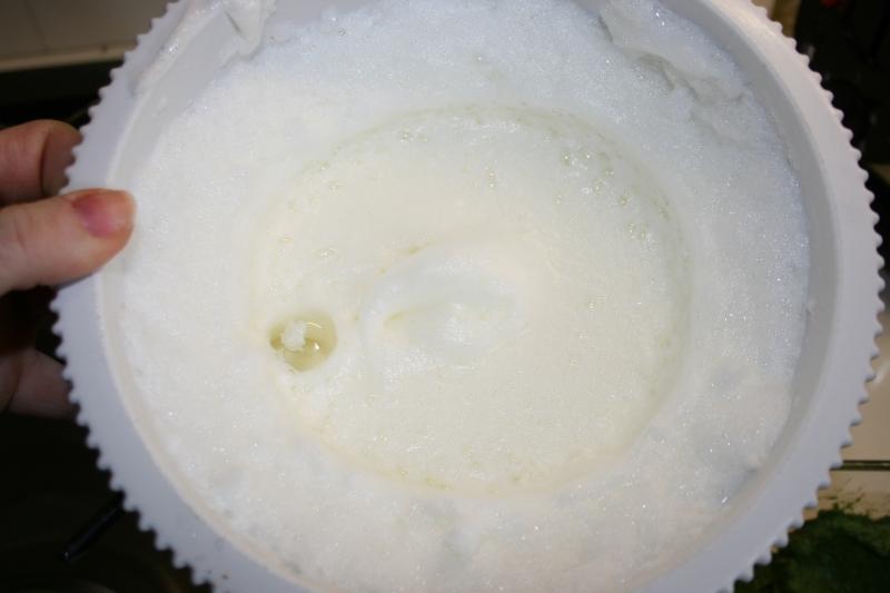 07. Claras montadas del pastel espinacas en blog de fitness