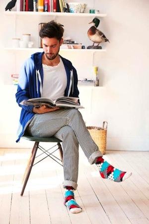 calcetines de colores para hombres
