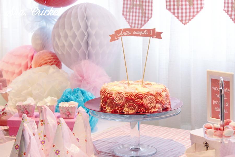 fiesta rosa tarta rosa