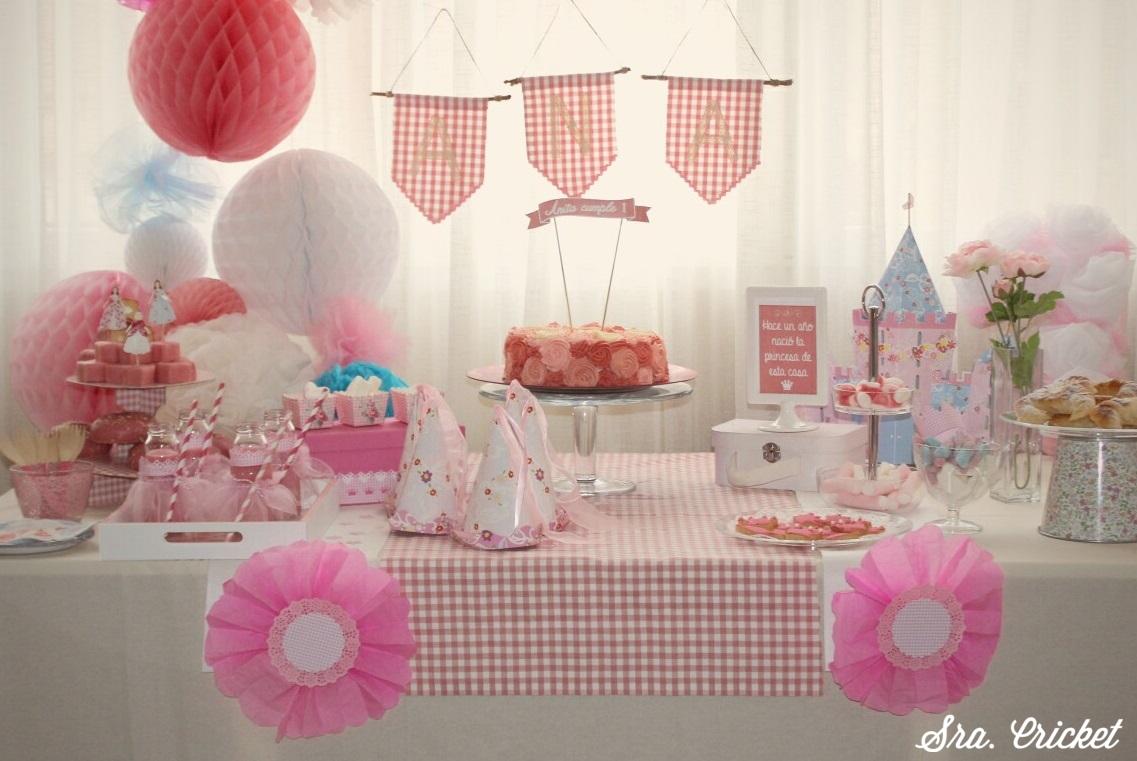 fiesta rosa mesa completa