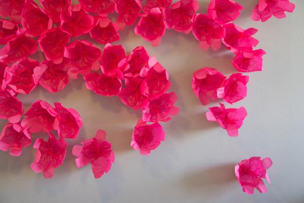 Diy guirnaldas de flores de papel de seda