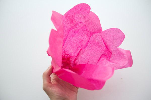 guirnaldas de flores de papel paso 2