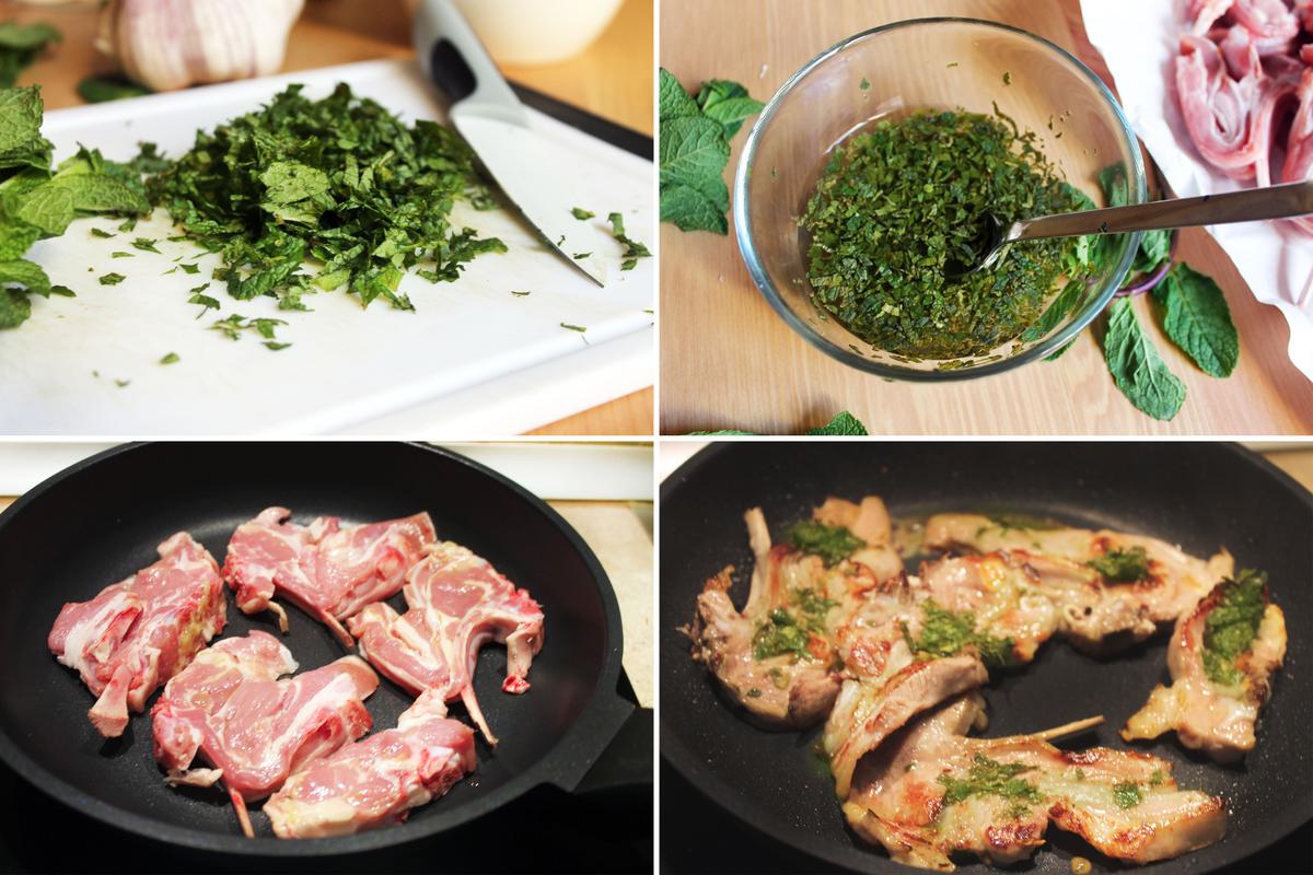 CHULETAS DE CORDERO A LA MENTA RECETA_ PASO A PASO