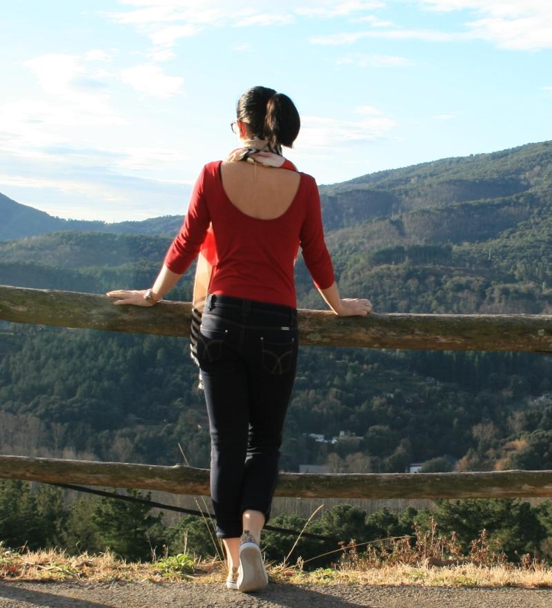 06. Espalda outfit navy sport en blog de moda