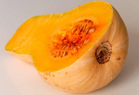 calabaza para la piel