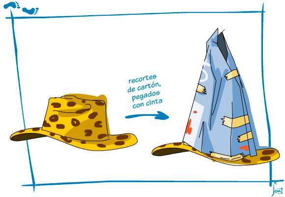 Segundo paso para hacerte un bonito sombrero seleccionador