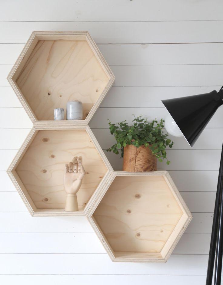 Estanterías hexagonales | Decoración