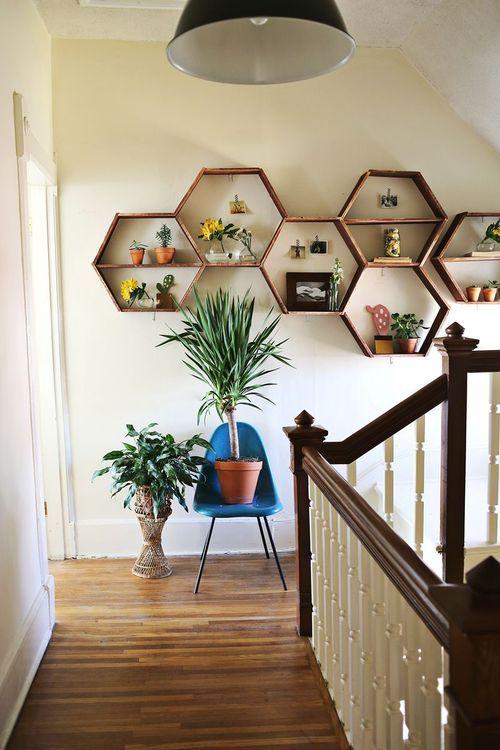 Estanterías hexagonales para nuestra pared