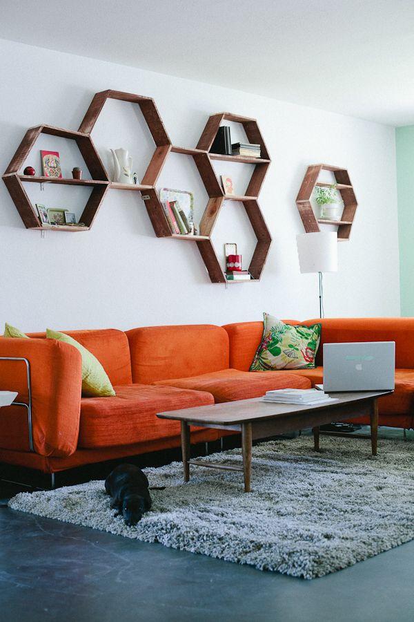 Estanterías hexagonales para nuestra pared