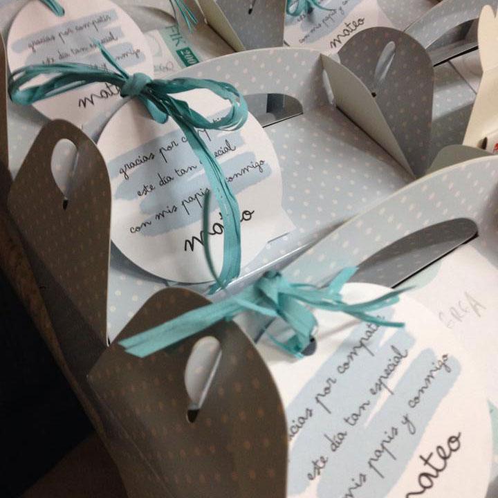 decoracion fiesta infantil topos y rayas azules