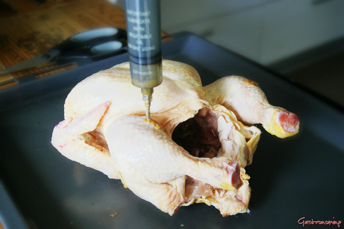Pollo entero asado