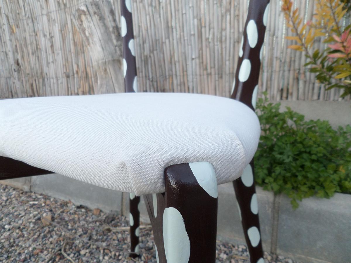 Silla melliza restaurada (detalle asiento)