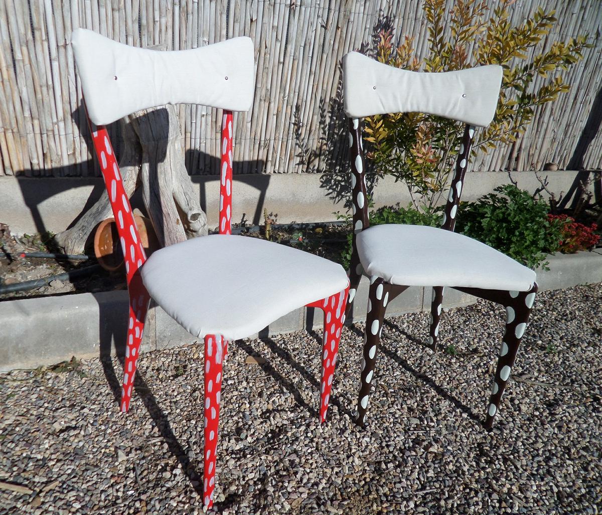 Sillas mellizas restauradas