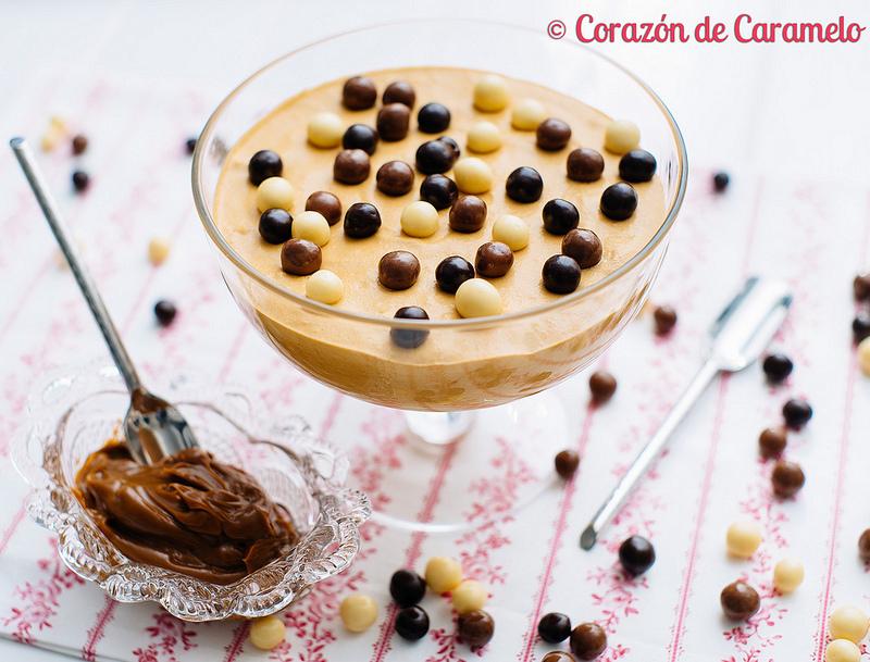 Mousse de dulce de leche