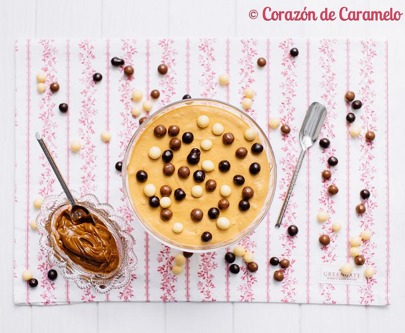 Mousse de dulce de leche