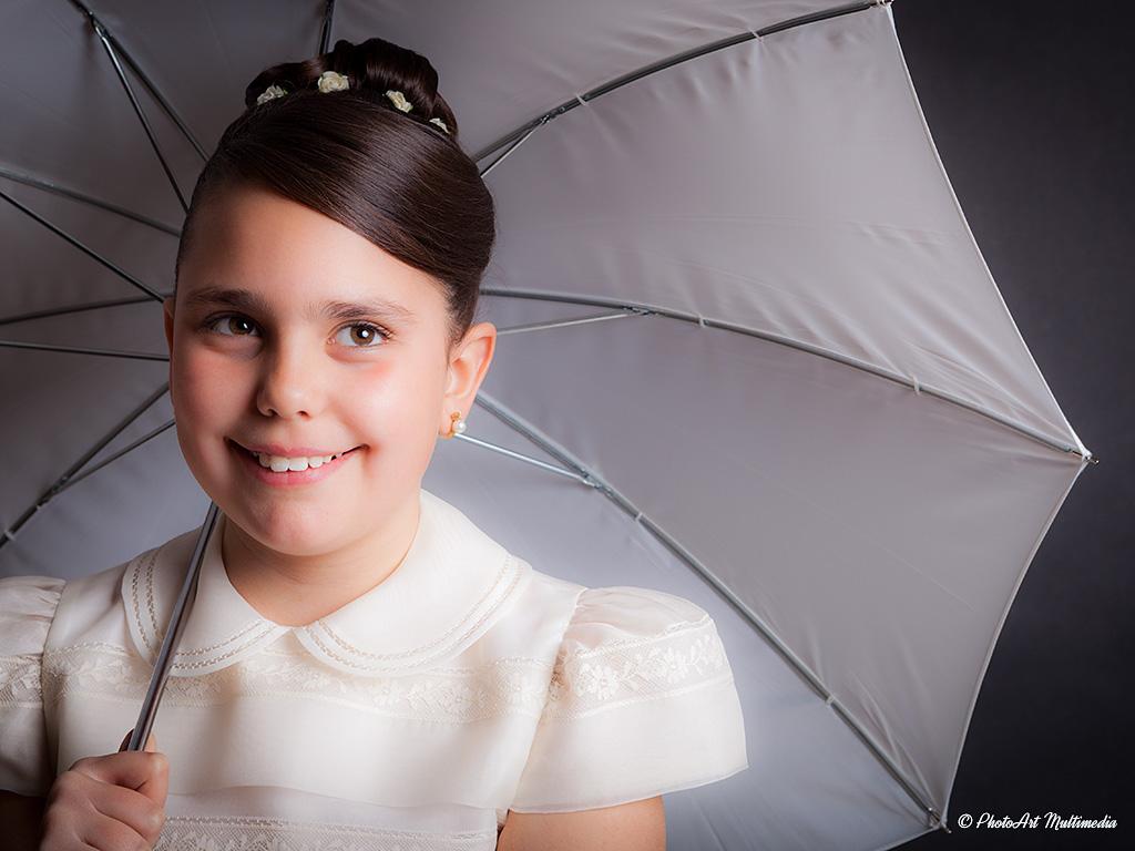 Peinado de comunión 