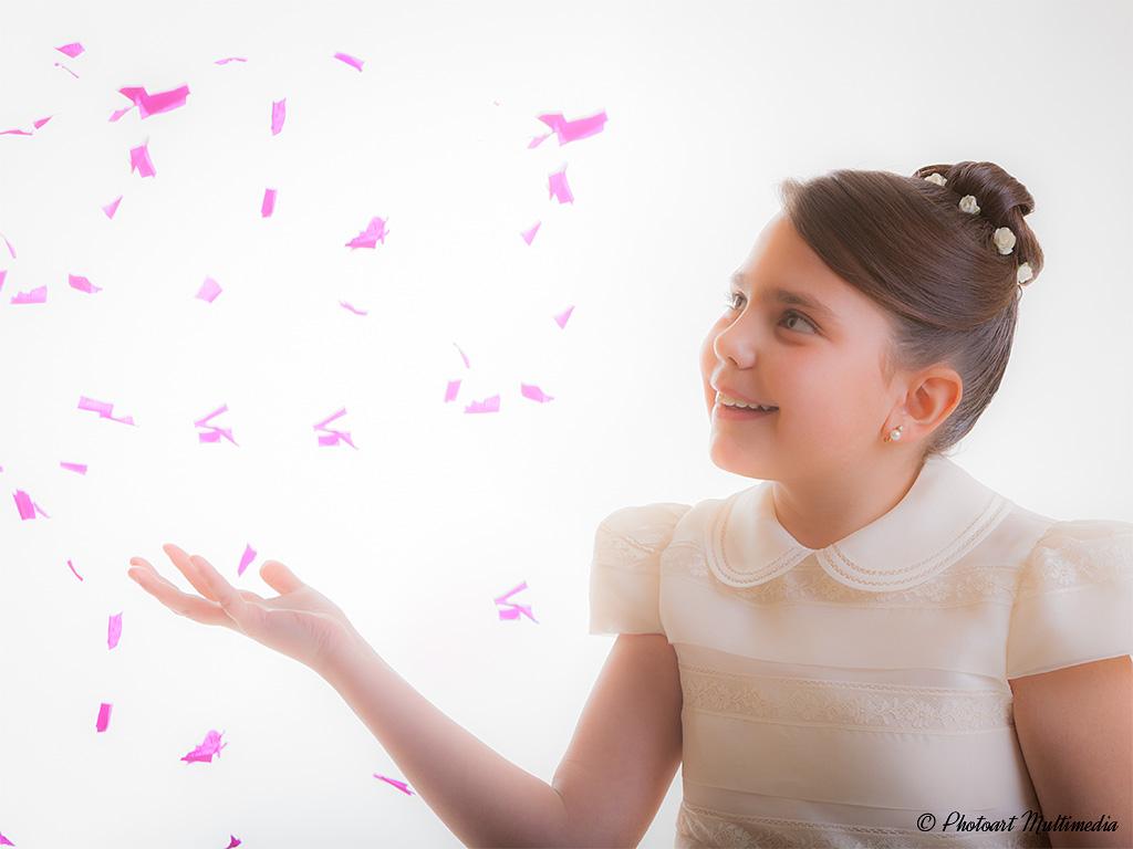 Peinado de comunión 