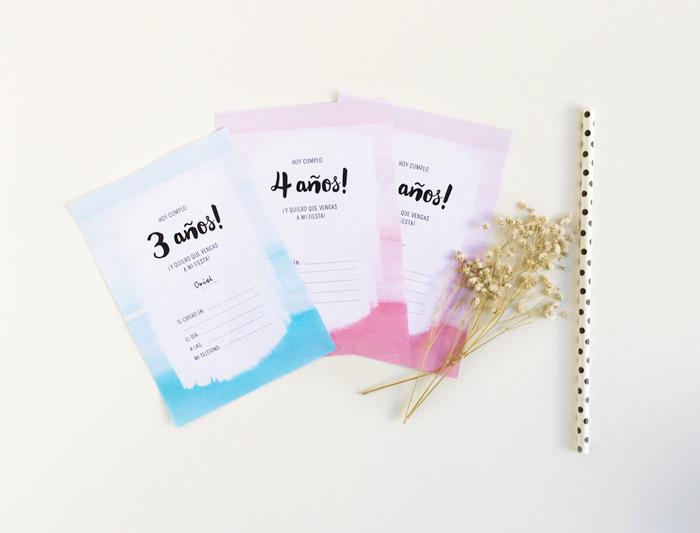 invitaciones de niño imprimibles