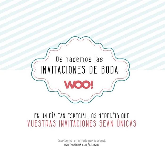 diseños graficos para bodas cartel de Woo