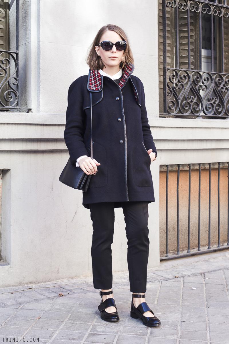 Trini | Sandro Paris navy coat