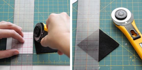 como hacer un cojin con formas geométricas