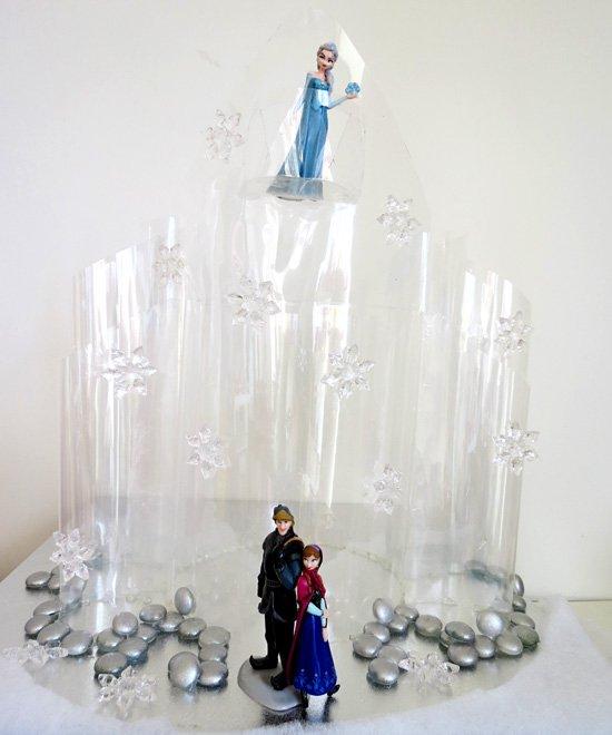 manualidades para hacer con niños, castillo elsa