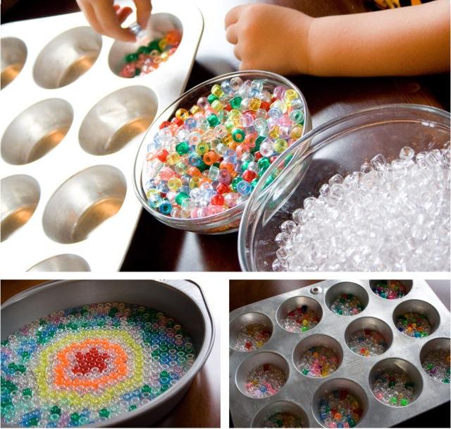 manualidades para hacer con niños, cazadores de sol