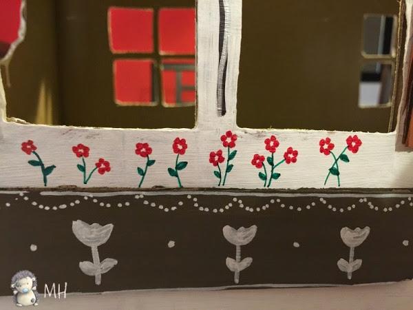 Disfraz de Alicia en el país de las maravillas en su casa