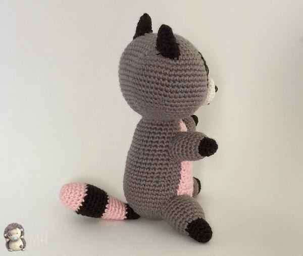 mapache amigurumi