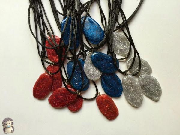 Bisutería con barritas de silicona brillante