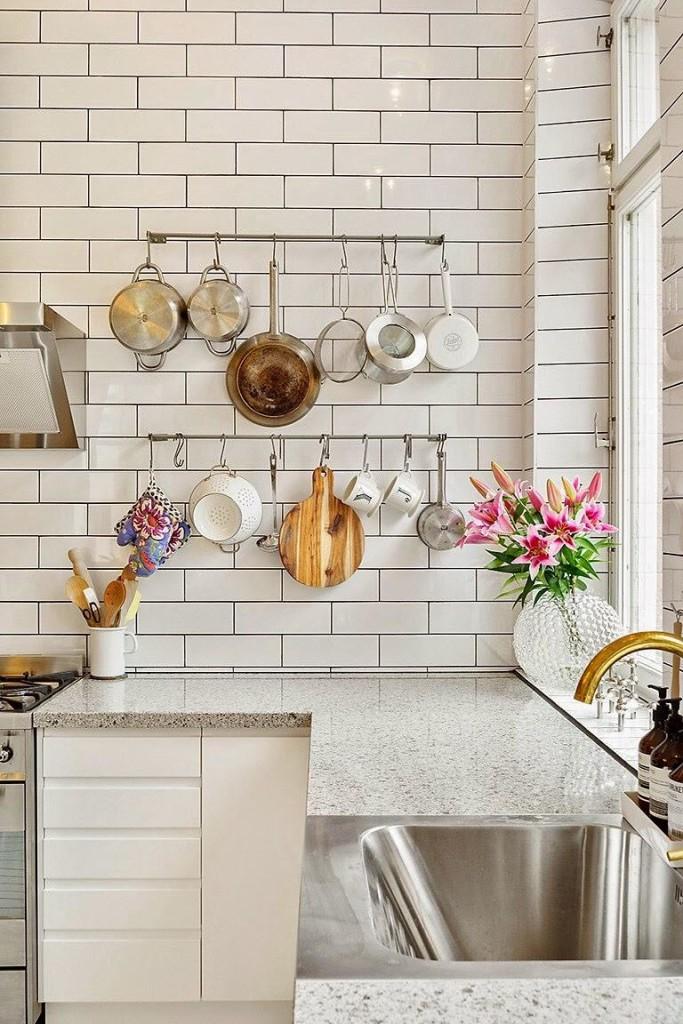 LOFT EN BLANCO Y DORADO CHIC | Decoración