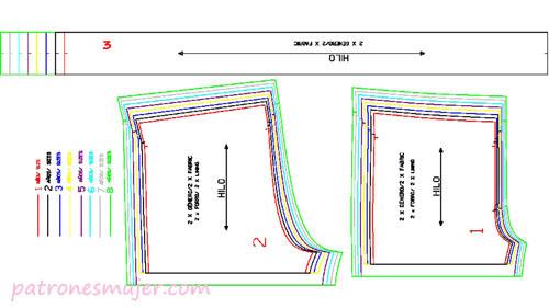 Bombacho niña-patronesmujer