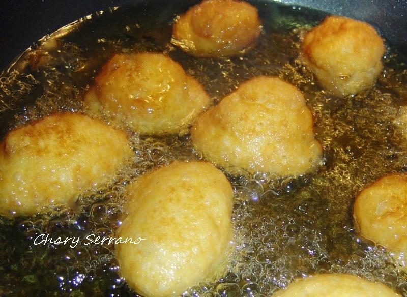 BUÑUELOS DE VIENTO RELLENOS