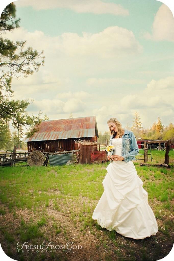 chaqueta vaquera para novia