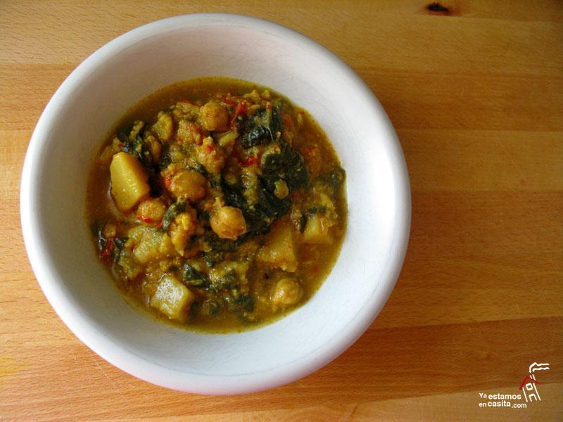 Curry de verduras - Yaestamosencasita.com