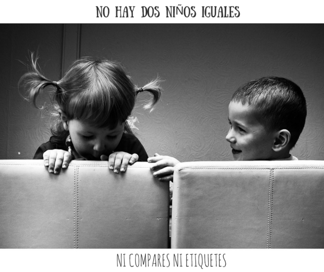NO ETIQUETES NIÑOS